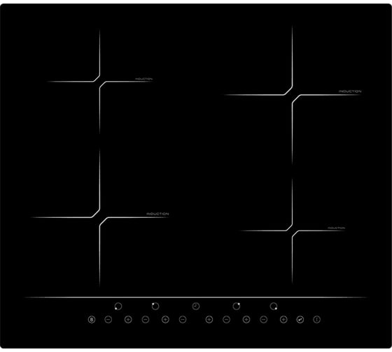 Изображение товара Варочная индукционная панель Simfer черная H60I74S001