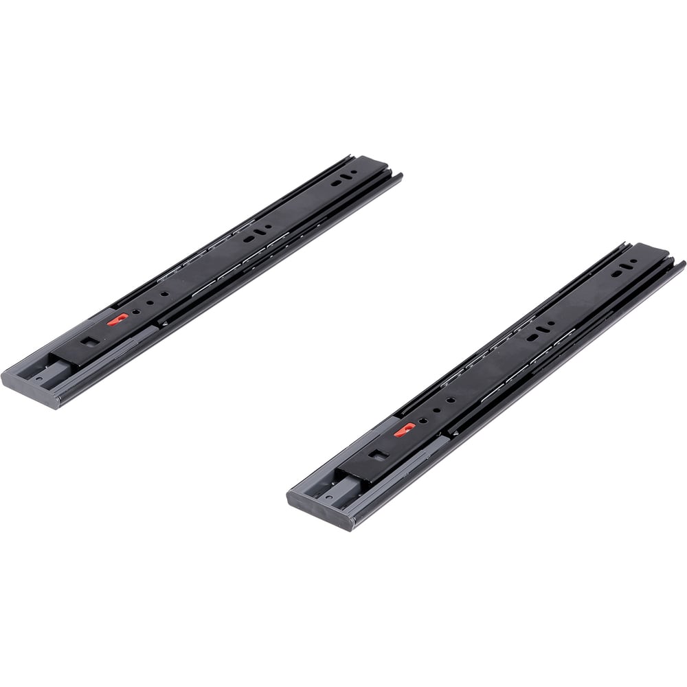 Изображение товара Шариковые направляющие SAMET SO CLASS Black накладные 350 мм с доводчиком