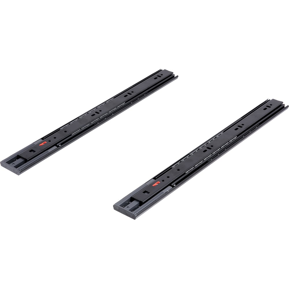 Изображение товара Шариковые направляющие SAMET SO CLASS Black накладные 450 мм с доводчиком