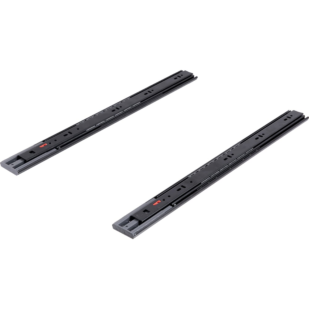 Изображение товара Шариковые направляющие SAMET SO CLASS Black 500 мм с доводчиком боковые