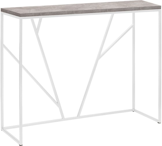 Изображение товара Консоль GreenWeen EVA, белый каркас, столешница ЛДСП Аренария 1000x350x830 мм GW-KONS-EVA-W-LDSP-AR