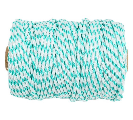 Изображение товара Шнур полипропиленовый плетеный truEnergy диаметр 3 мм, цветной, бобина 50 м 12468