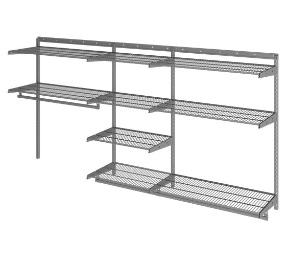Изображение товара Гардеробная система ПРАКТИК Optima G240 графит S70299919515