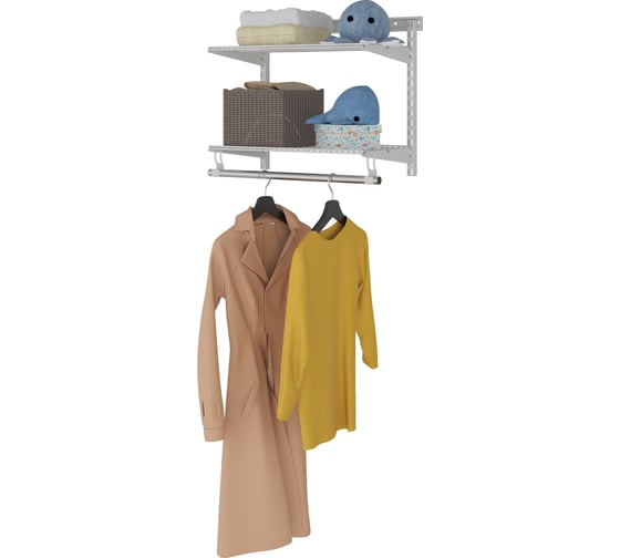 Изображение товара Гардеробная система ПРАКТИК Basic G60S белая S70199913501