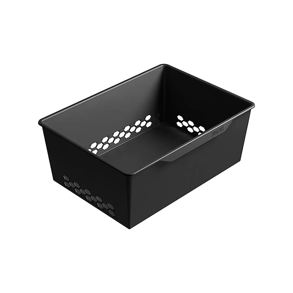 Изображение товара Пластиковая корзина для белья ПРАКТИК GBP 60x20 графит