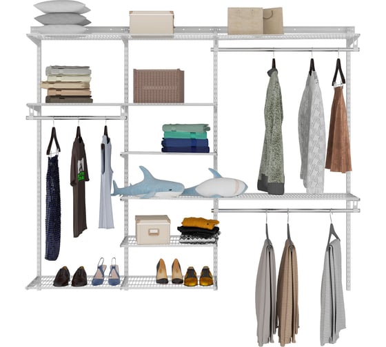 Изображение товара Гардеробная система ПРАКТИК Max G210 белая S70199919001
