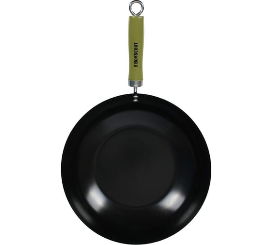 Изображение товара Сковорода стальная BoyScout ВОК с антипригарным покрытием d 30 см 10 61595