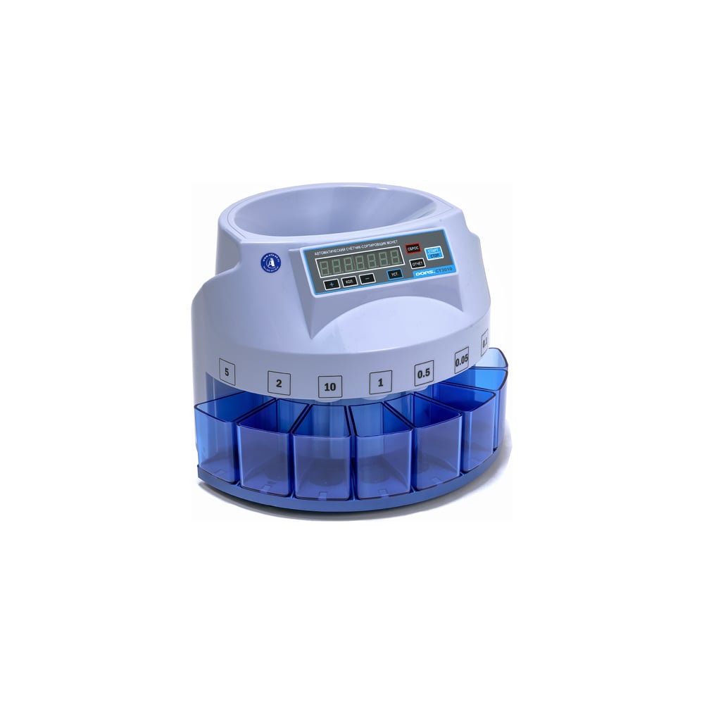 Изображение товара Автоматический счетчик-сортировщик монет DORS CT3010