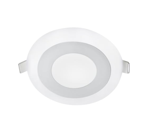 Изображение товара Встраиваемая светодиодная панель IN HOME RLP-BL 6Вт 230В 4000К 350Лм 105мм с подсветкой белая IP20 4690612032955