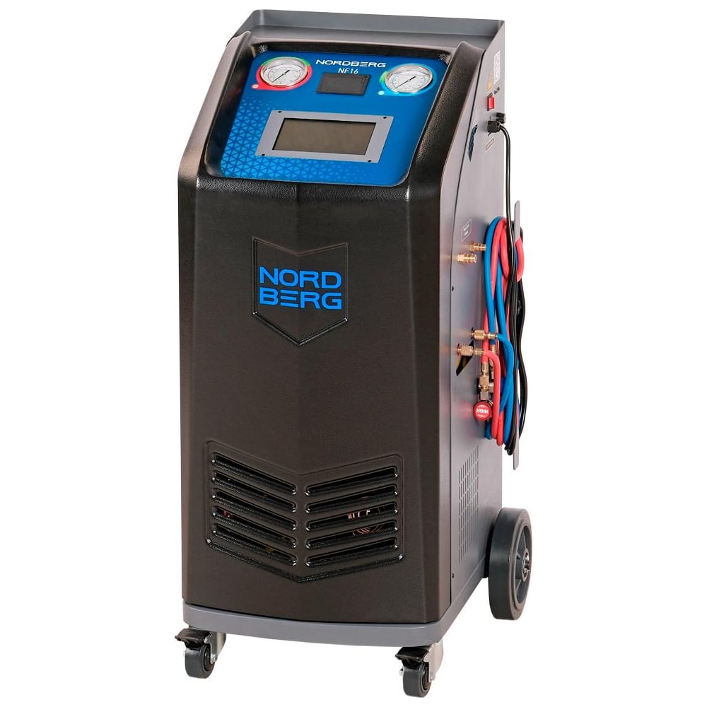 Изображение товара Установка автомат для заправки автомобильных кондиционеров с принтером и тестом утечки NORDBERG NF16