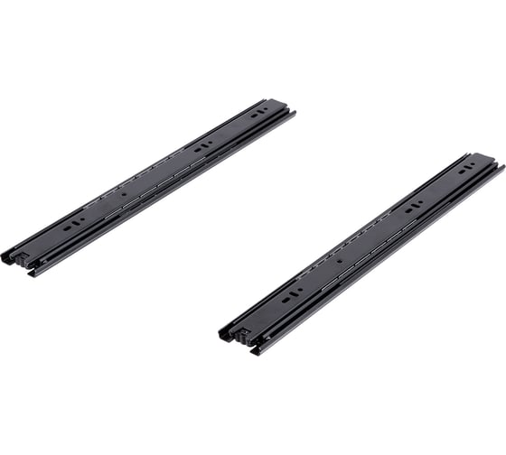 Изображение товара Шариковые направляющие SAMET SO CLASS Black накладные, 46 мм, без доводчика, 400 мм 115289