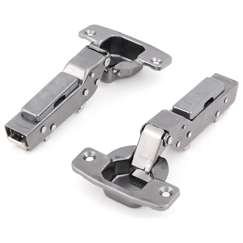 Изображение товара Петля SAMET MASTER BLACK с доводчиком 110 град. для мебели, черный никель