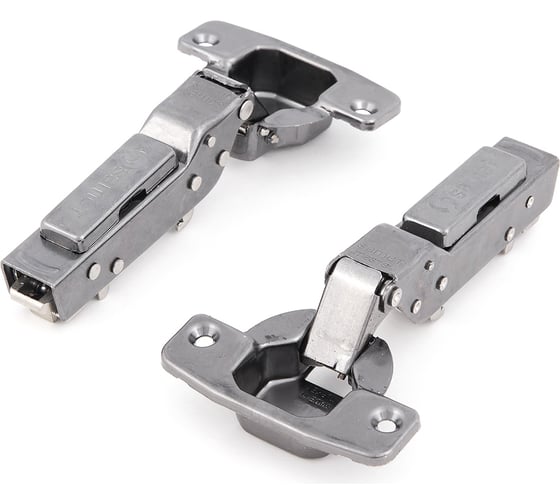 Изображение товара Петля SAMET MASTER BLACK со встроенным доводчиком, изгиб 9 мм, 48AX 115284