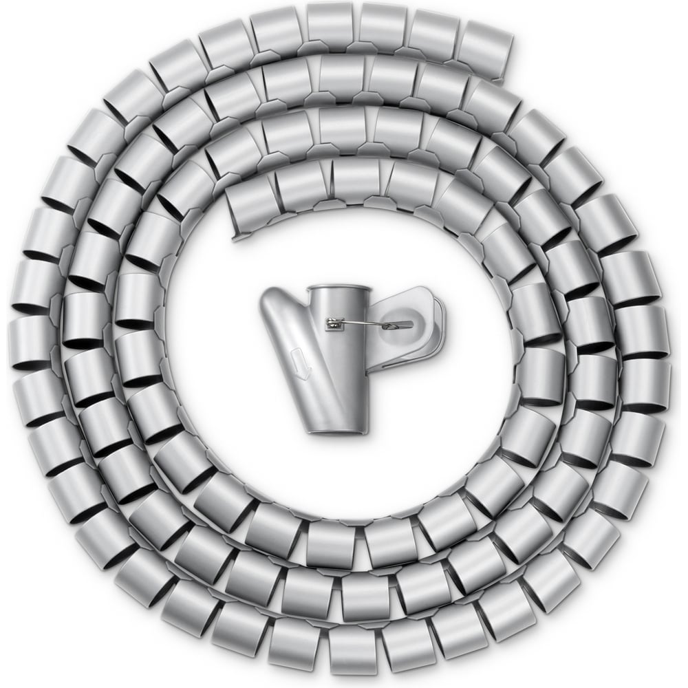 Изображение товара Кабельный органайзер BURO BHP CG252S Spiral Hose 25x2000mm Silver 1175269