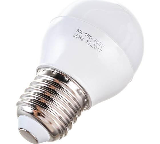 Изображение товара Светодиодная лампа VOLTEGA Шар диммируемый Е27 4000К 6W 5496