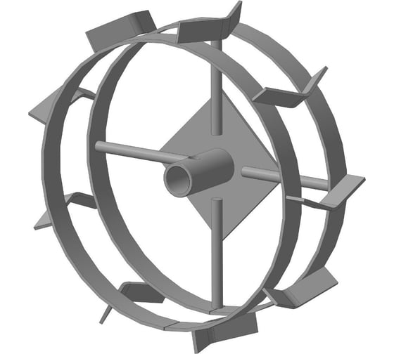 Изображение товара Грунтозацеп вал 30 мм, 380x120 мм, втулка 85 мм, 2 обода FORZA 01.11.11.