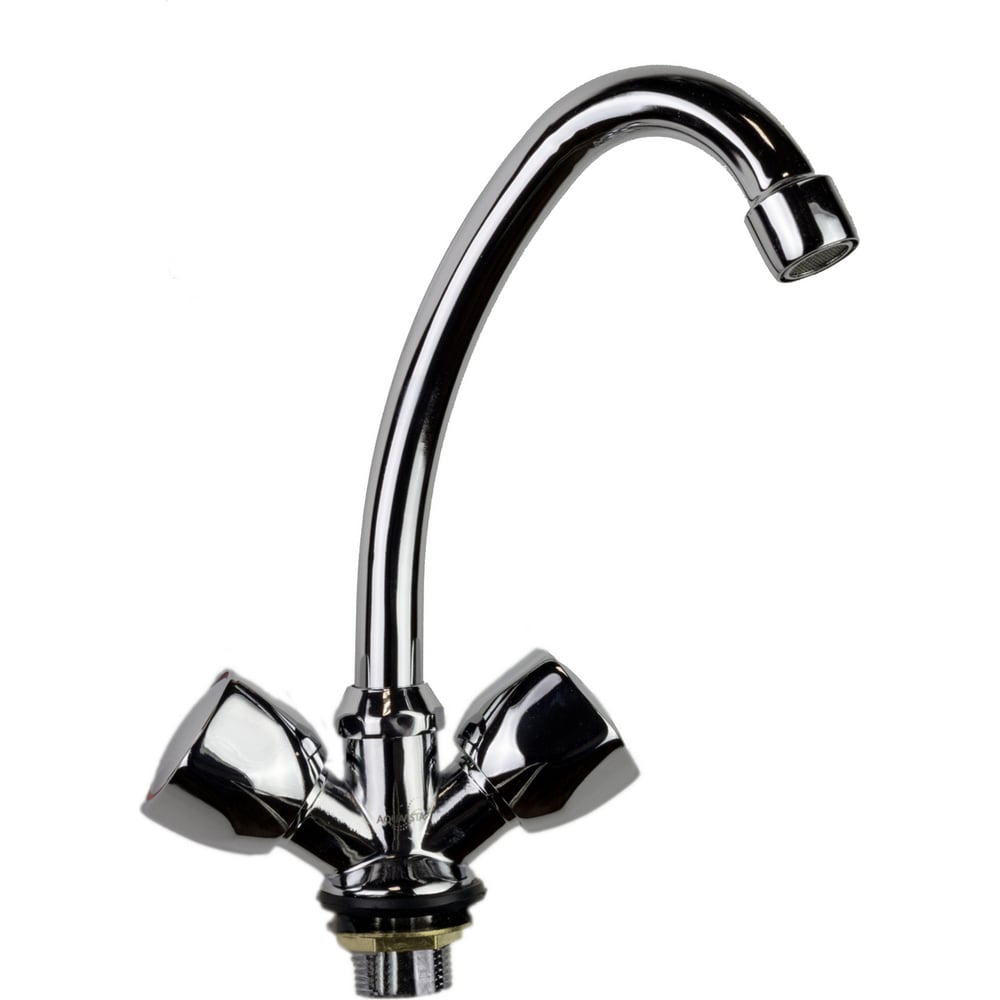 Изображение товара Смеситель кухонный двухрычажный AQUAVISTA AA 700-02 хромированный