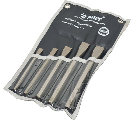 Изображение товара Набор зубил AIST 5 предметов, 10-22 мм 79100405-M 00-00026117
