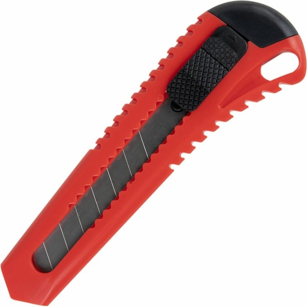 Изображение товара Канцелярский нож ОФИСМАГ Classic 18 мм фиксатор корпус красный