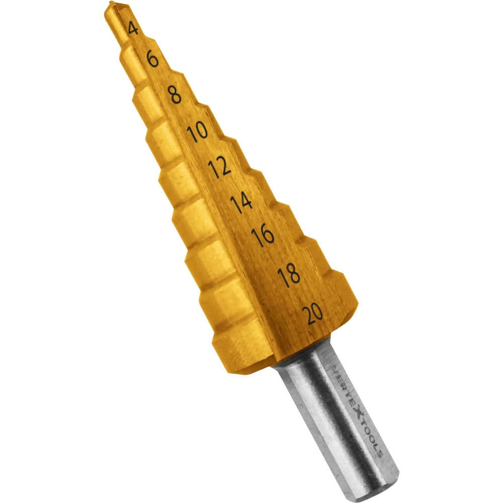 Изображение товара Сверло по металлу ступенчатое 4-20 мм vertextools