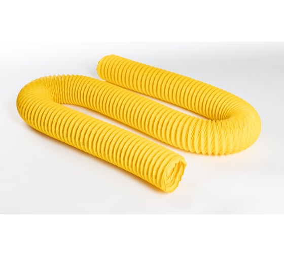 Изображение товара Воздуховод универсальный из ПВХ ткани, желтый, 100 мм, 5 м Тексоник VINIL-YLW-100-5