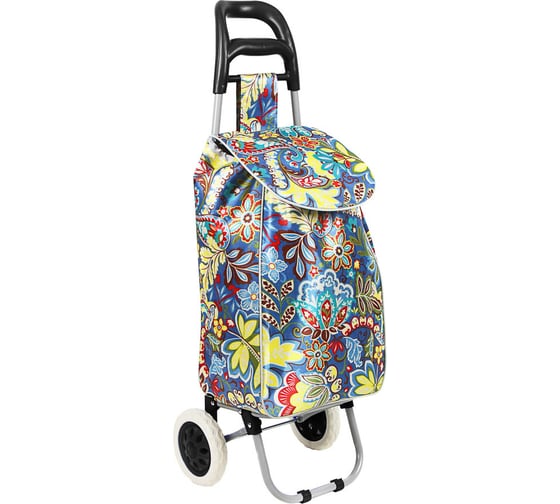 Изображение товара Тележка-сумка VETTA до 30 кг, 600D полиэстер, 95x36x28см, колеса d16 см, сумка 54x19x32 см 467-170