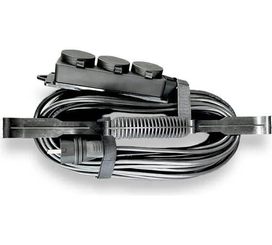 Изображение товара Силовой удлинитель на рамке iTOK с заземлением серии iCONNECT КГтп-ХЛ 3x2,5 мм 3 гнезда IP44 ГОСТ 15 м i-CONNECT-SUR-KG-325-3-44-15