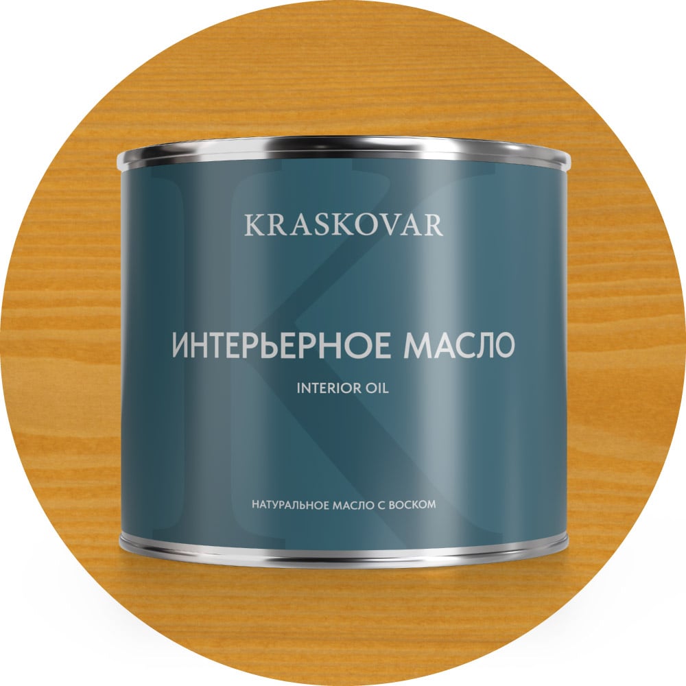 Изображение товара Масло интерьерное Kraskovar Ель 2,2л 1109 Изображение товара Масло интерьерное Kraskovar Ель 2,2л 1109