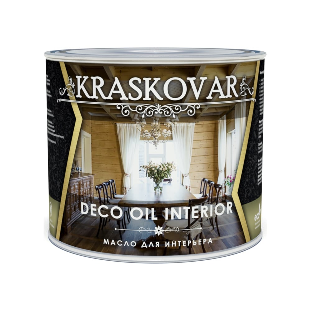 фото Масло для интерьера kraskovar deco oil interior ель 2,2л 1109