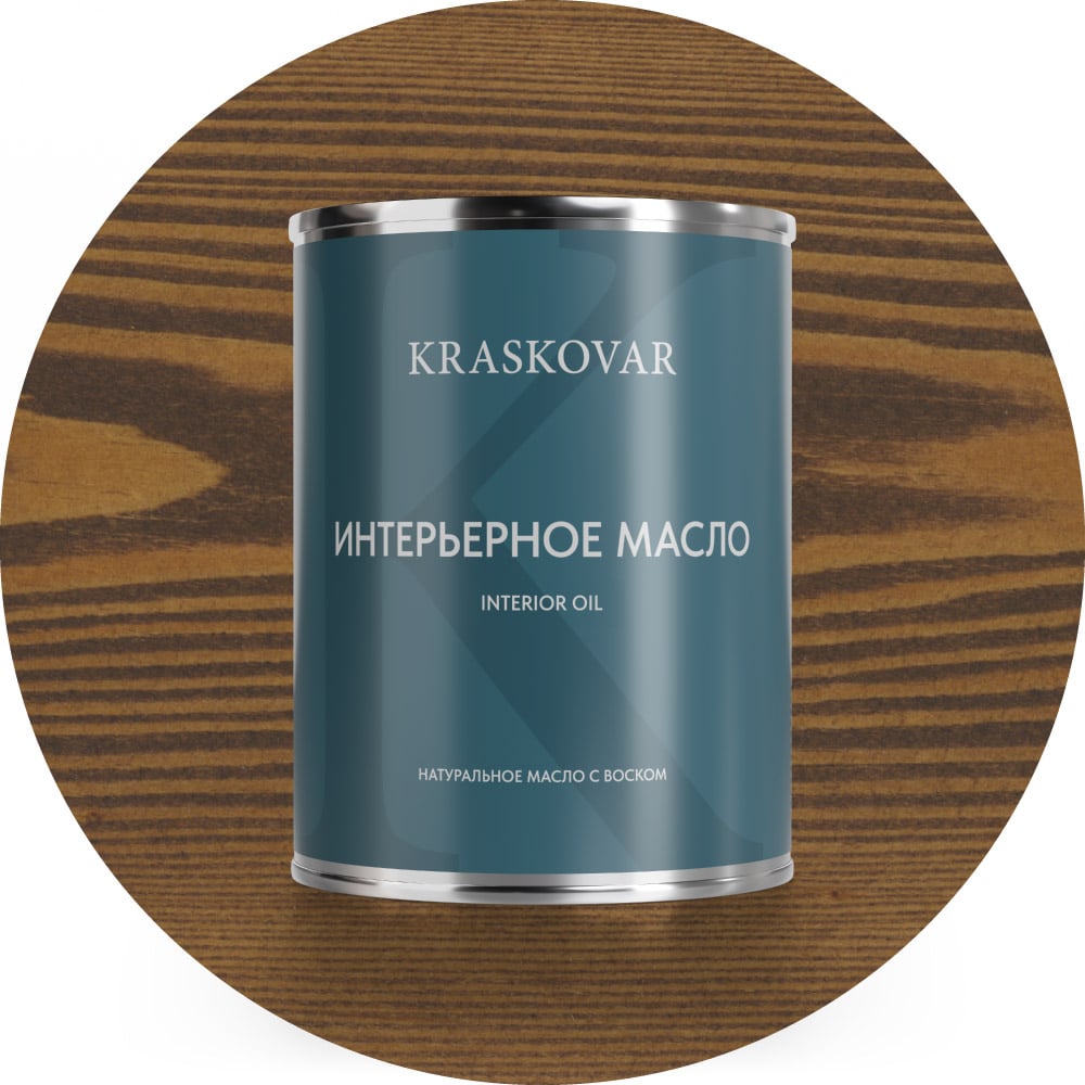 Изображение товара Масло интерьерное Kraskovar Орех 0,75л 1098