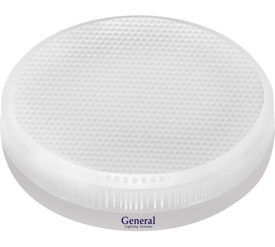 Изображение товара Светодиодная лампа General Lighting Systems GX53-12W-2700К рассеиватель призма 660337
