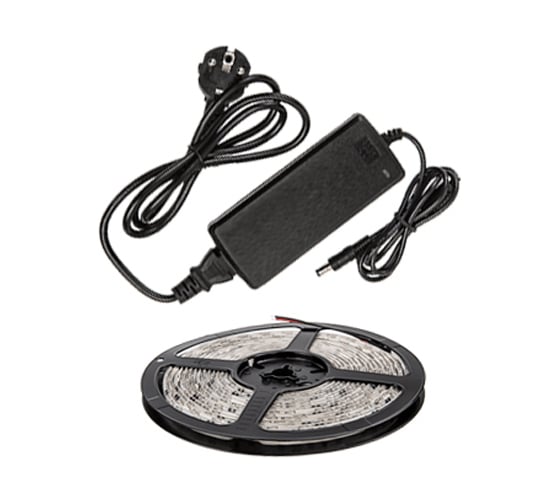 Изображение товара Набор светодиодной ленты IN HOME LS 50СW-60/33-5-AP 60LED, 72Вт, IP33, 6000, холодный белый, 5м  4690612023076