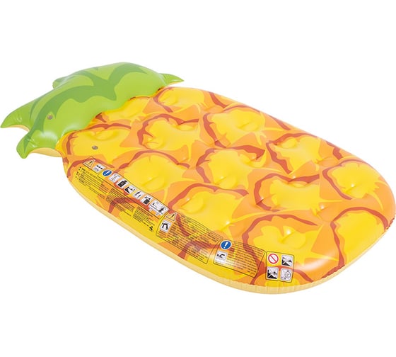 Изображение товара Матрас надувной Sunclub Ананас размер: 170 см х 92 см х 30 см 33180, 107405