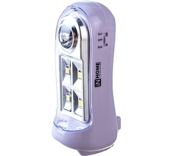 Изображение товара Светодиодный аварийный светильник IN HOME СБА 2215DC 4+1LED, 600mAh, lithium battery, DC 4690612029542