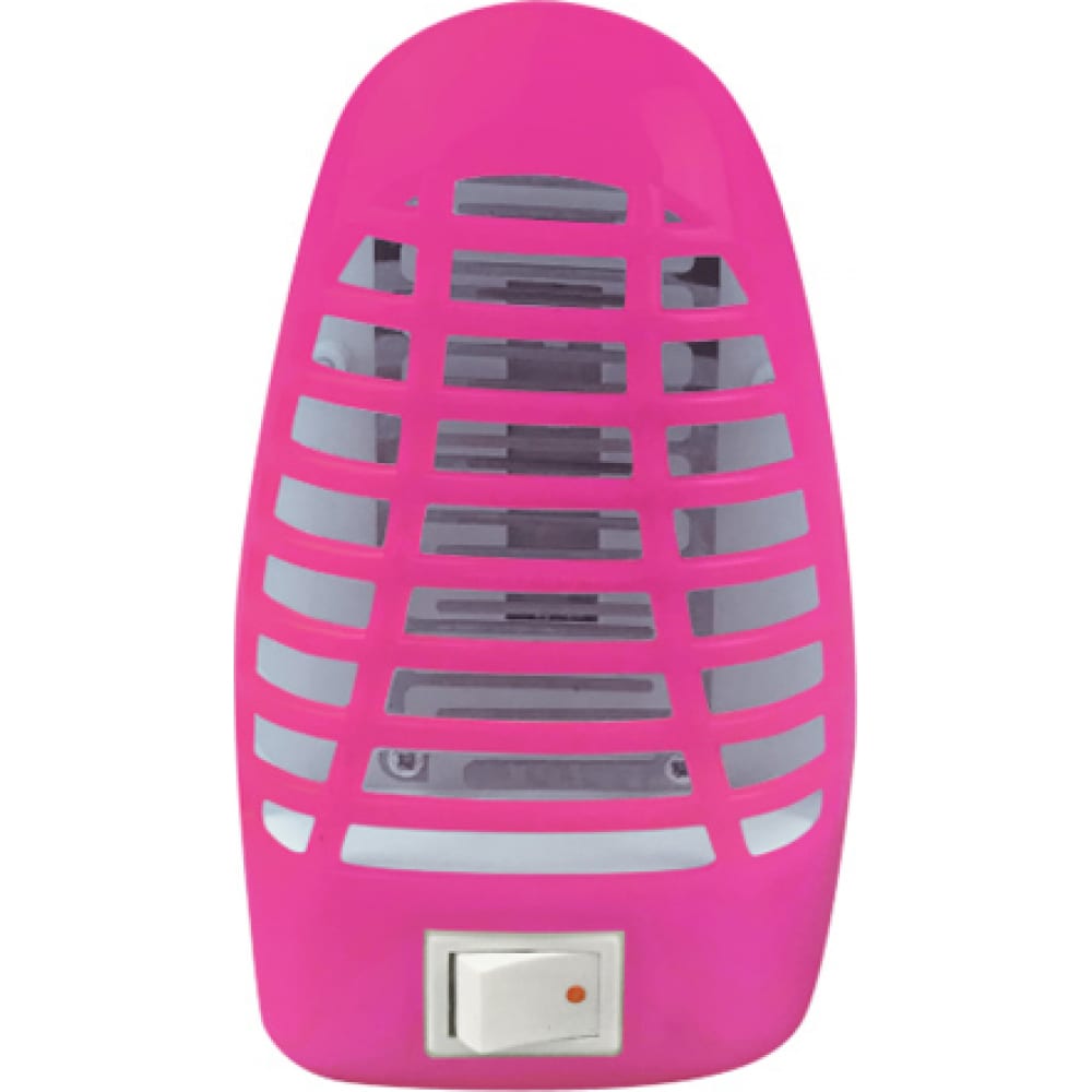 фото Москитный светодиодный ночник с выключателем in home nlm 01-mp розовый, 230в 4690612029160