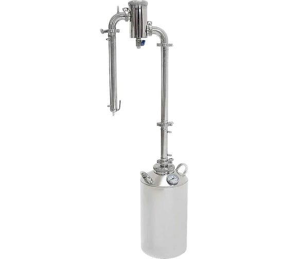 Изображение товара Дистиллятор с дефлегматором и корзиной ООО КЗНМ 20л 531358