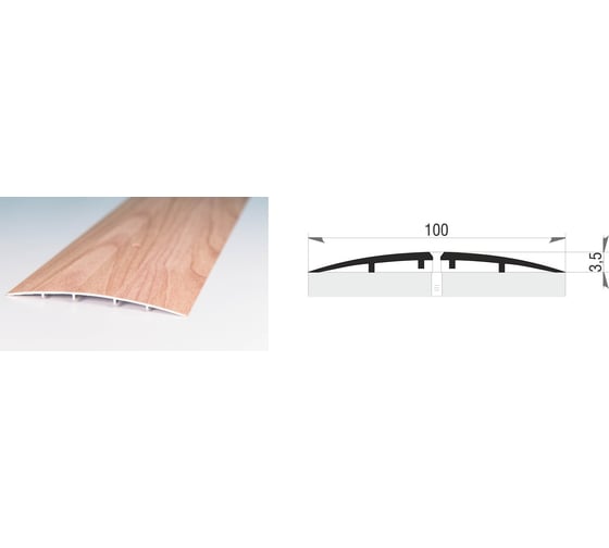 Изображение товара Порог-стык для пола Мир Профиля АПС 012. 900 (ОС-010) 1-122625