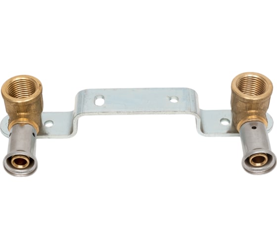 Изображение товара Двойная водорозетка Henco приподнятая, латунь пресс, 16x1/2"x16x1/2" (153 мм) 28PV-16041604-1