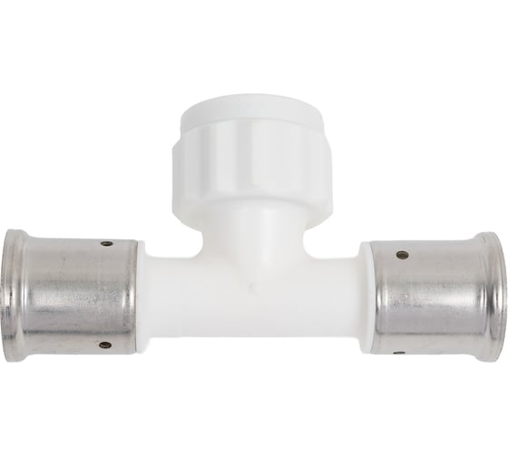 Изображение товара Тройник Henco ВР, ПВДФ пресс, белый, 26x3/4"x26 13PKW-260526