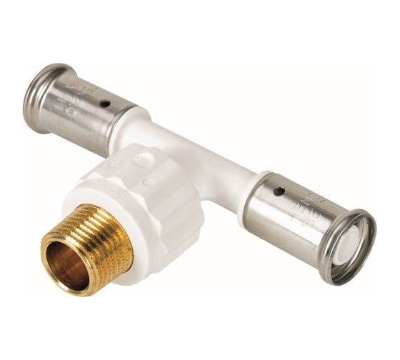 Изображение товара Тройник HENCO НР, ПВДФ пресс, белый, 20x3/4"x20 14PKW-200520