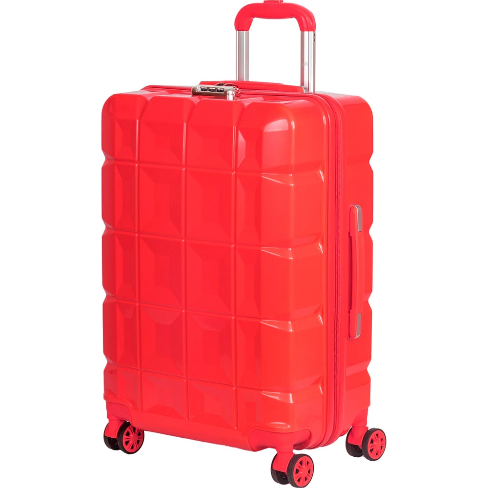 Изображение товара Пластиковый чемодан SUPRA STS-1007-L Candy Apple вместительный легкий