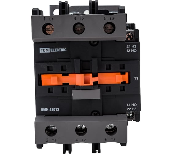Изображение товара Контактор TDM ELECTRIC КМН-48012 80А 230В/АС3 1НО1НЗ SQ0708-0028