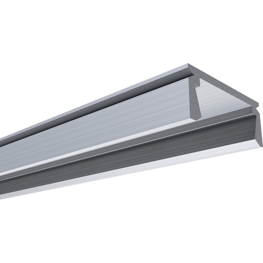 Накладной прямой алюминиевый профиль для светодиодной ленты Apeyron прямой профиль для ленты led gauss