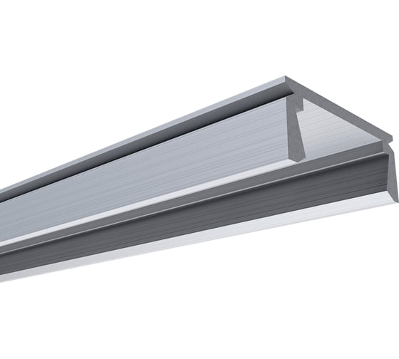 Изображение товара Алюминиевый прямой накладной профиль для светодиодной ленты APEYRON 08-01-01