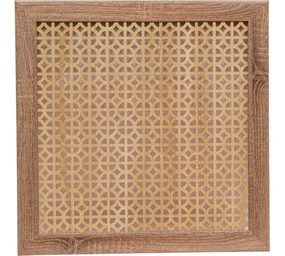 Изображение товара Экран для радиатора Стильный Дом Сусанна 60х60 см, дуб винтаж v547411