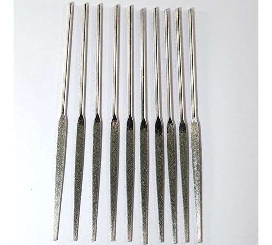 Изображение товара Надфиль алмазный СИИТ плоский остроносый 160x80 10 шт 2826-0017