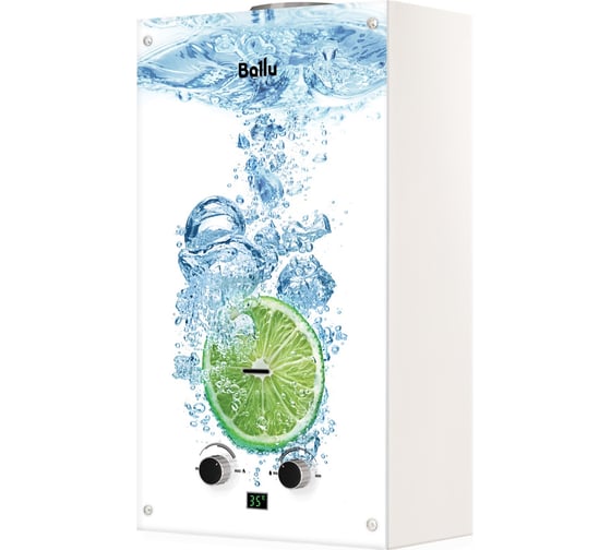 Изображение товара Газовая колонка Ballu GWH 10 Fiery Glass Lime НС-1584733