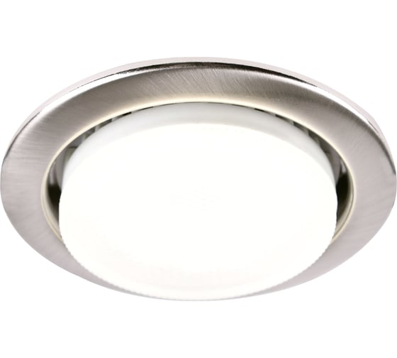 Изображение товара Встраиваемый светильник General Lighting Systems GX53, 108х38мм, сатин-никель, IP20, 2шт GCL-2GX53-H38-SN 689290