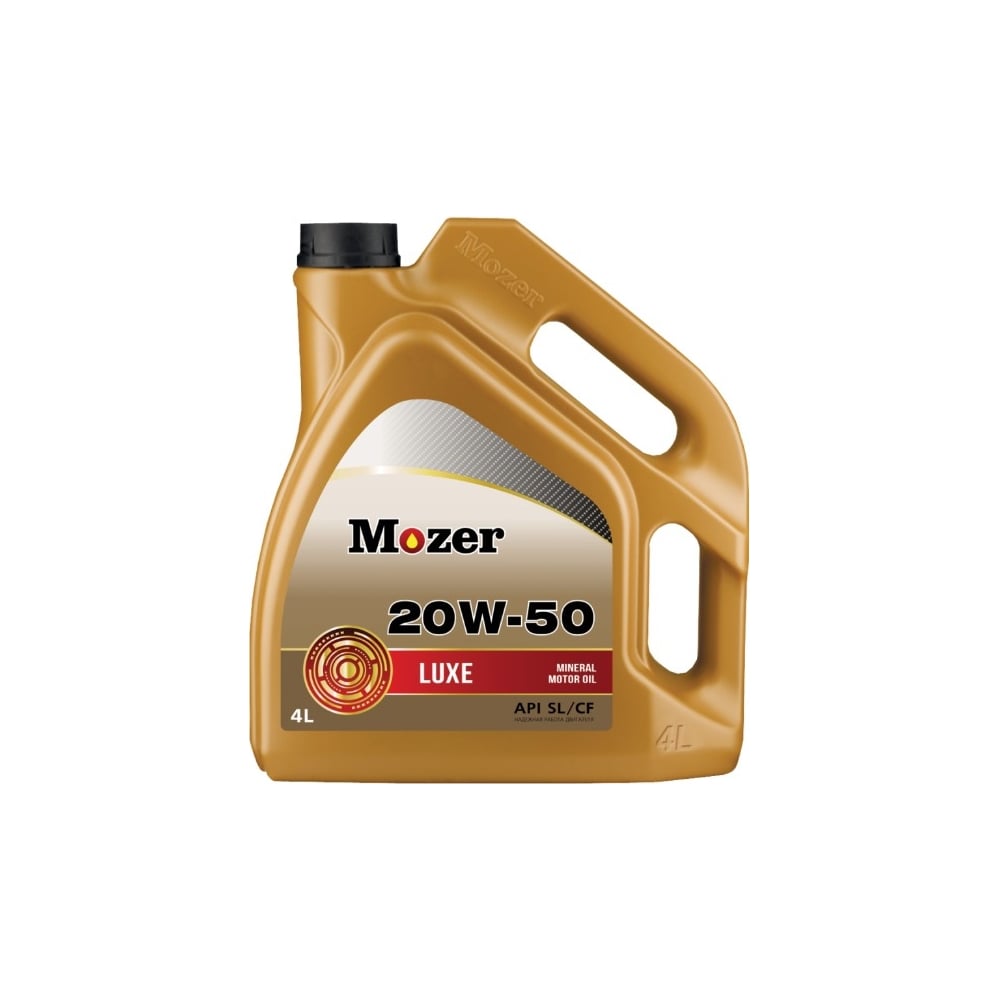 Изображение товара Моторное масло Mozer Luxe SAE 20w-50 5л API SL/CF минеральное для легковых автомобилей