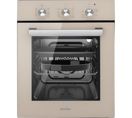 Изображение товара Электрический духовой шкаф SImfer 49 л, 9 режимов работы, конвекция, гриль B4EJ19070